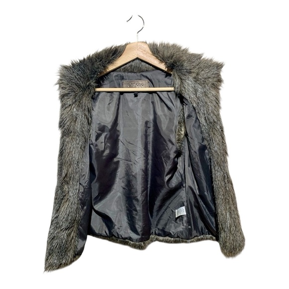 Acu Sonna by Cavalini Faux Fur Vest Size - Picture 2 of 5